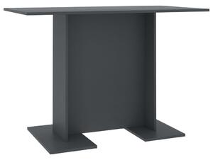 Jídelní stůl šedý 110 x 60 x 75 cm dřevotříska
