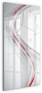 Skleněné hodiny vertikální Křivka zsppb-30x60-00084916