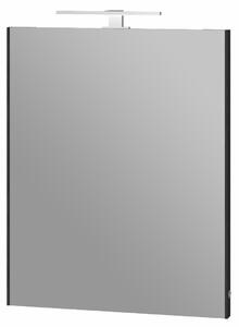 Kingsbath Manhy Black 65 koupelnové zrcadlo s LED podsvícením