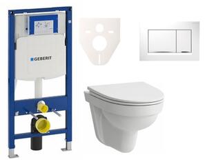 Cenově zvýhodněný závěsný WC set Geberit do lehkých stěn / předstěnová montáž+ WC Laufen Laufen Pro Nordic SIKOGES3H5