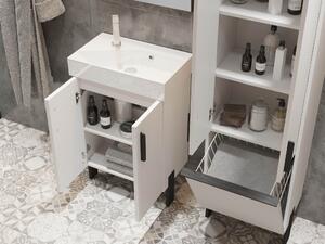 Kingsbath Manhy White 55 koupelnová skříňka s umyvadlem
