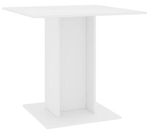 Jídelní stůl Kenni - bílý - dřevotříska | 80x80x75 cm