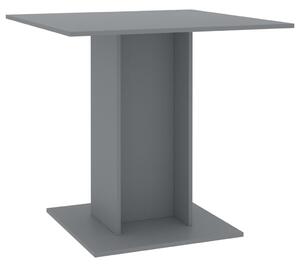 Jídelní stůl Kenni - šedý - dřevotříska | 80x80x75 cm