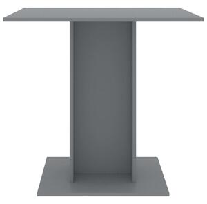 Jídelní stůl Kenni - šedý - dřevotříska | 80x80x75 cm