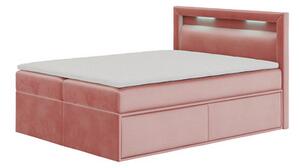 Čalouněná postel PRADA rozměr 160x200 cm Šedá