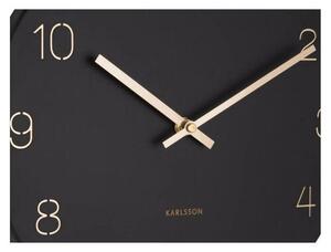 Karlsson 5788BK designové nástěnné hodiny, pr. 30 cm