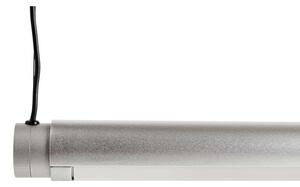 HAY - Factor Linear 1500 Závěsné Světlo Diffused Clear Anodised Aluminium - Lampemesteren