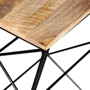 Barové stoličky - masivní mangovníkové dřevo | 4 ks