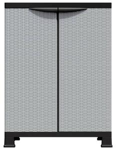 Plastová skříňka 68 x 39 x 92 cm ratanový design