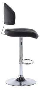 Barová stolička Napier - umělá kůže | černá