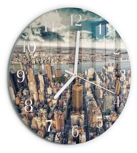 Skleněné hodiny na stěnu New York zsob-fi30-00085380