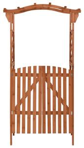 Pergola s brankou 116 x 40 x 204 cm masivní jedle