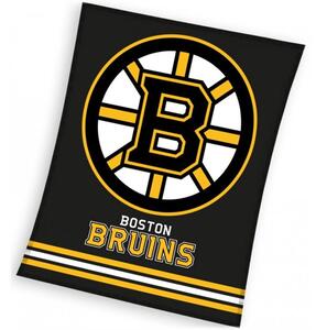 Coral fleece deka NHL Boston Bruins - 150 x 200 cm
