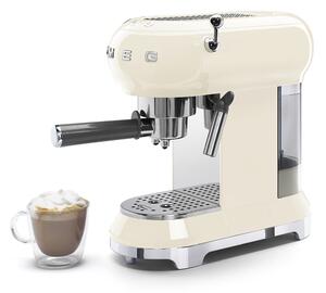 50's Retro Style pákový kávovar na Espresso / Cappucino 15 barů 2 cup krémový - SMEG