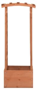 Truhlík s trelážovým obloukem 49 x 39 x 117 cm jedlové dřevo