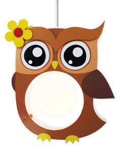 Elobra Owl - brown 130162 dětská svítidla
