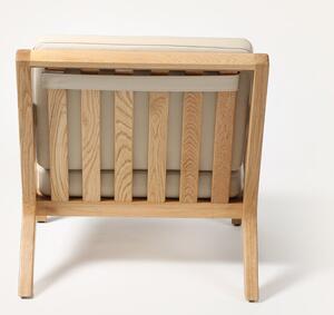 Křeslo Mila designové čalouněné křeslo z masivu