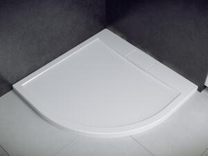Besco Axim UltraSlim čtvrtkruhová sprchová vanička Rozměr vaničky: 90x90cm