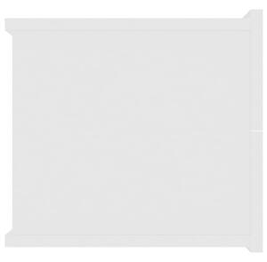 Noční stolky - dřevotříska - 2 ks - bílé | 40x30x30 cm