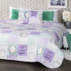 Přehoz na postel Lavender, 220 x 240 cm, 2 ks 40 x 40 cm