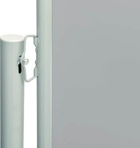 Zatahovací boční markýza 180 x 600 cm šedá