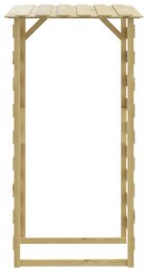 Pergola se střechou 100 x 90 x 200 cm impregnované borové dřevo