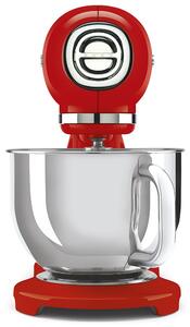 50's Retro Style kuchyňský robot s nerezovou miskou 4,8 l červený - SMEG