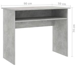 Psací stůl Fremar - dřevotříska - betonově šedý | 90x50x74 cm