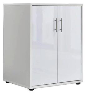 SKŘÍŇ NA ŠANONY, bílá, vysoce lesklá bílá, 54/74/50 cm MID.YOU - Online Only kancelářský nábytek, Online Only