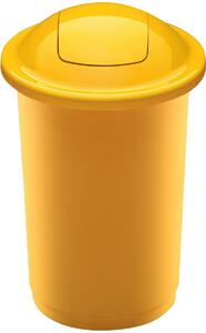 Odpadkový koš na tříděný odpad Top Bin 50 l , žlutá