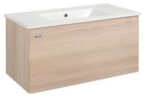 Koupelnová skříňka s umyvadlem Naturel Ancona 75x45x46 cm akácie ANCONA275DV