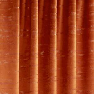 Oranžový závěs na pásce ANDREAN 135x280 cm
