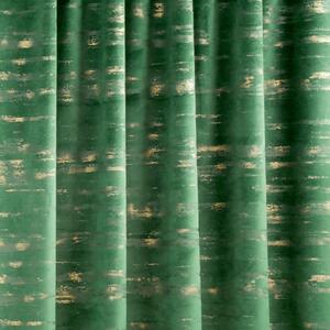Zelený zatemňovací záves na páske ANDREAN 135x280 cm