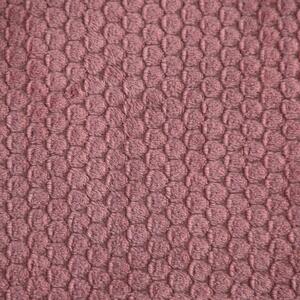 Eurofirany Růžová deka ZOE s 3D efektem150x200 cm
