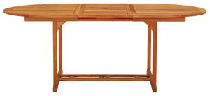 Zahradní stůl 200 x 100 x 75 cm masivní eukalyptové dřevo