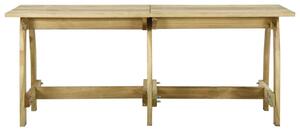 Zahradní stůl 220 x 74 x 75 cm impregnované borové dřevo