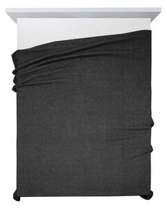 Černá deka AMBER s vaflovou strukturou 150x200 cm