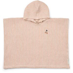 Bavlněné dětské pončo Paco Stripe Tuscany Rose velikost na 1/2 roky