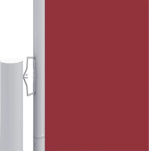 Zatahovací boční markýza červená 200 x 1 200 cm