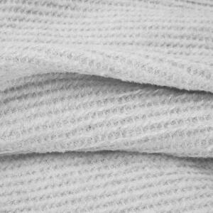 Stříbrná deka AMBER s vaflovou strukturou 180x220 cm