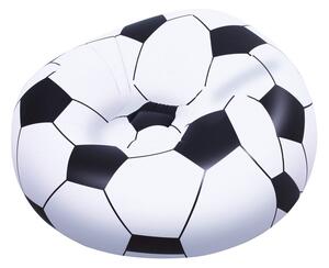 Nafukovací křeslo Fotbalový míč, 1,14m x 1,12m x 66cm