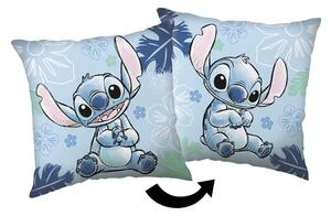 Fleecový dětský polštářek 40x40 cm Lilo and Stitch "Blue" – Jerry Fabrics