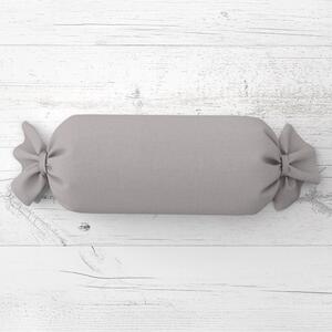 Biante Polštář válec bonbon Rongo RG-101 Světle šedý 15x40 cm