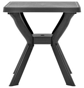 Bistro stolek antracitový 70 x 70 x 72 cm plast