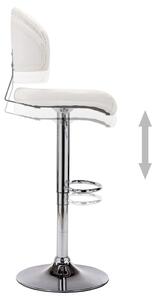 Barová stolička Prospect - umělá kůže | bílá