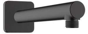 Sprchové rameno Hansgrohe Vernis Shape na stěnu černý mat 26405670