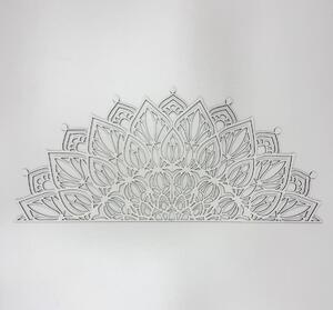 Mandala k posteli BOHATOSTI- IHNED K ODESLÁNÍ | Rozměry (cm): 90x39 | Zvolte barvu dekoru: Bílá