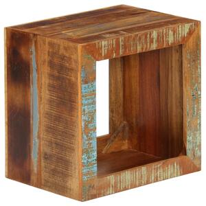 Stolička Nassau - masivní recyklované dřevo | 40x30x40 cm