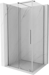 Mexen Velar, sprchový kout s posuvnými dveřmi 110(dveře) x 70(stěna) cm, 8mm čiré sklo, chromový profil, 871-110-070-01-01