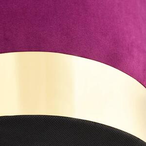 Stolička Scouller - samet | fialová a zlatá